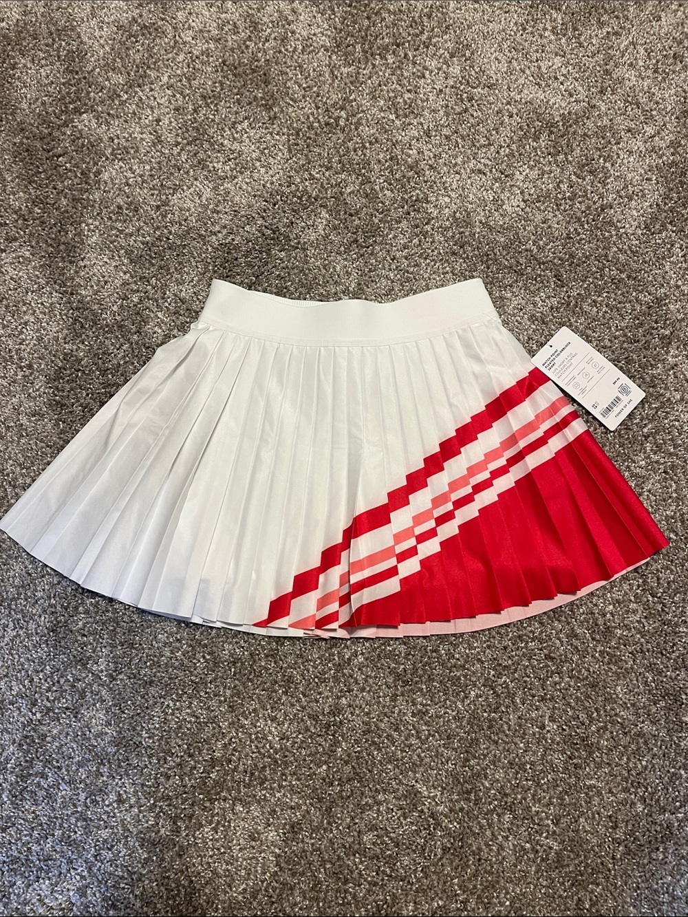 Athleta NWT (originally $89) Match Point Pleated Colorblock Skort XS